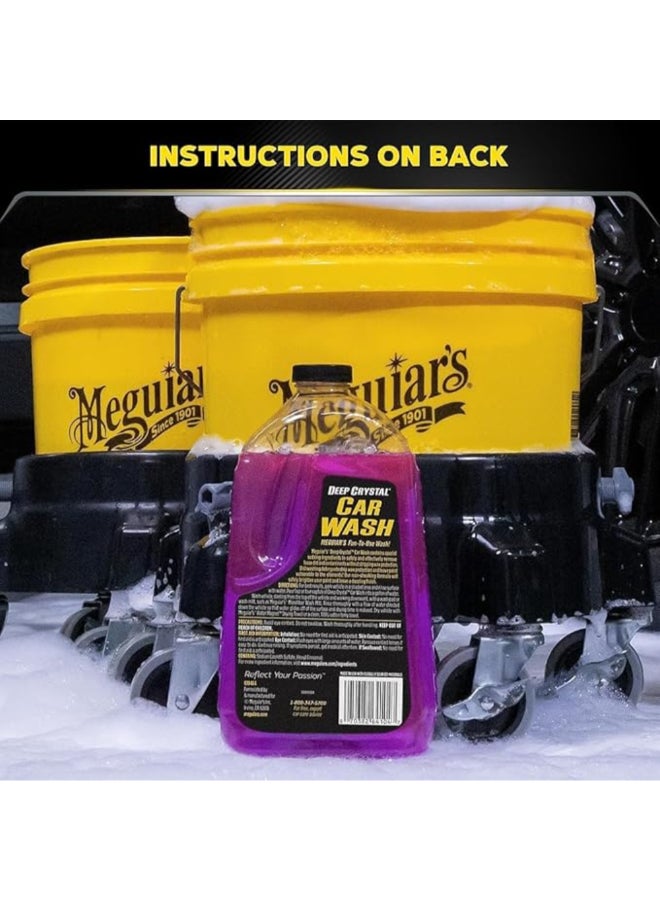 Meguiar's Deep Crystal Literong Literasting Sudsing Car Wash Cleaner 1.89 Liter G10464 - Image 2